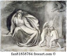 Contemplating Art Print - Medea Contemplating The Murder Of Her Children