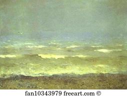 1890 Oil On Canvas The Tretyakov Gallery Art Print - Mediterranean Seacoast