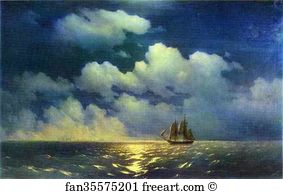Brig Art Print - Meeting Of The Brig Mercury With The Russian Squadron After The Defeat Of Two Turkish Battleships