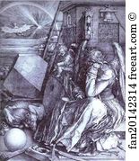 Engraving Art Print - Melencolia I