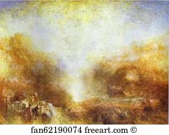 1850 Oil On Canvas Tate Gallery Art Print - Mercury Sent To Admonish Aeneas