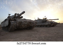 blithe Merkava art print
