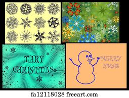 Free art print of Christmas collage. Collage of christmas photos over grey wood background