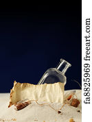 Free art print of Message in a bottle. Taken on a sandy beach in