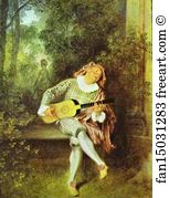 Antoine Art Print - Mezzetin