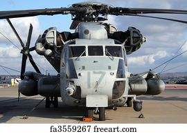 Military Art Print - Military Helicopter