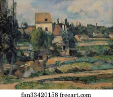 Mills Art Print - Mill On The Couleuvre At Pontoise