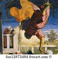 416 Art Print - Miracle Of The Slave. Detail