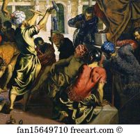 416 Art Print - Miracle Of The Slave. Detail