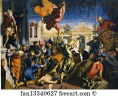 416 Art Print - Miracle Of The Slave