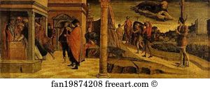 Ferrar Art Print - Miracles Of St. Vincent Ferrar: He Raises A Dead Infant To Life And Frees Prisoners