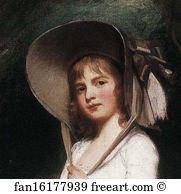 1105 Art Print - Miss Charlotte Peirse. Detail