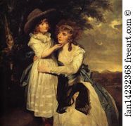 140 Art Print - Miss Cocks And Her Niece