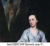 Joan Art Print - Miss Joan Knatchbull. Detail