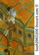 1879 Oil On Canvas The National Gallery Art Print - Mlle La La At The Circus Fernando