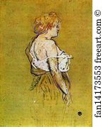 Lucie Bellanger Art Print - Mlle Lucie Bellanger