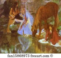 1867 Art Print - Mme Eugenie Fiocre In The Ballet "la Source"