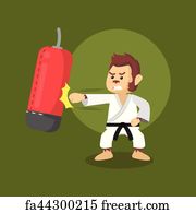 Free Art Print Of Karateka A Karate Fighter Freeart Fa9805