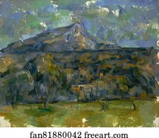Sainte Victoire Art Print - Mont Sainte-Victoire