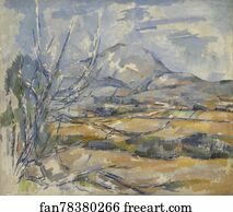 Montagne Art Print - Montagne Sainte-Victoire