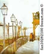 Montmartre Paris Art Print - Montmartre. Paris