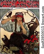 Teachers Art Print - Moravian Teachers Choir / Choeur Des Professeurs Moraviens