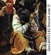 Strelets Art Print - Morning Of The Strelets' Execution. Detail