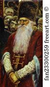 Execution Art Print - Morning Of The Strelets' Execution. Detail