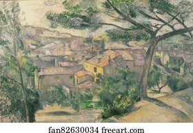 Morning Art Print - Morning View Of L'estaque Against The Sunlight