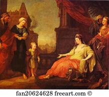 Brought Art Print - Moses Brought To Pharaoh's Daughter