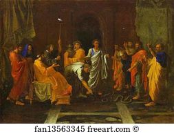 Serpent Art Print - Moses Turning The Aaron's Staff Into A Serpent
