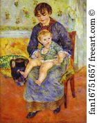 Child Art Print - Mother And Child