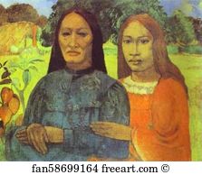 Daughter Art Print - Mother And Daughter