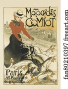  Art Print - Motocycles Comiot