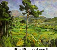 Seen Art Print - Mount Sainte-Victoire Seen From Bellevue