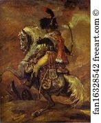 Office Art Print - Mounted Officer Of The Imperial Guard