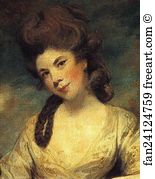 Abington Art Print - Mrs Abington. Detail