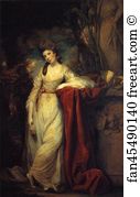 Waddesdon Manor Art Print - Mrs Abington