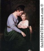 Mrs Anne Wilson And Her Daughter Art Print - Mrs Anne Wilson And Her Daughter