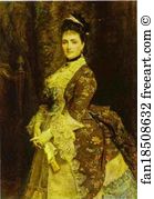 Sir John Everett Millais Art Print - Mrs. Bischoffsheim