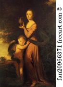 1760 61 Art Print - Mrs Crewe