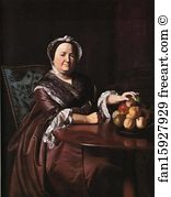 Goldthwait Art Print - Mrs Ezekiel Goldthwait (Elizabeth Lewis)