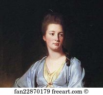 Mrs Henry Verelst Art Print - Mrs Henry Verelst. Detail