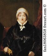 1812 Oil On Canvas Art Print - Mrs Joseph May