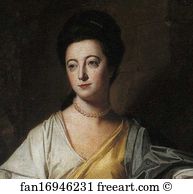 1015 X 1270 Mm Art Print - Mrs Mary Hunt. Detail