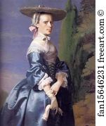 Sargent Art Print - Mrs. Nathaniel Allen (Sarah Sargent)
