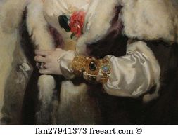 Latest News Art Print - Mrs. Robert, Later Lady Peel. Detail