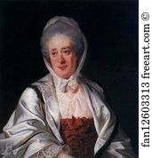 1780 Art Print - Mrs Samuel Crompton