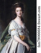 2390 Art Print - Mrs Thomas Scott Jackson. Detail