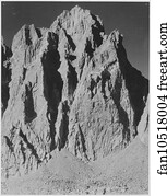 Mt Art Print - Mt. Winchell, Kings River Canyon (Proposed As A National Park), California, 1936. (Vertical Orientation). Photographs Of National Parks And Monuments, Compiled 1941 - 1942, Documenting The Period Ca. 1933 - 1942.